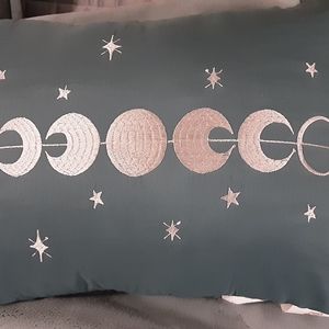 Light green/ Teal pillow